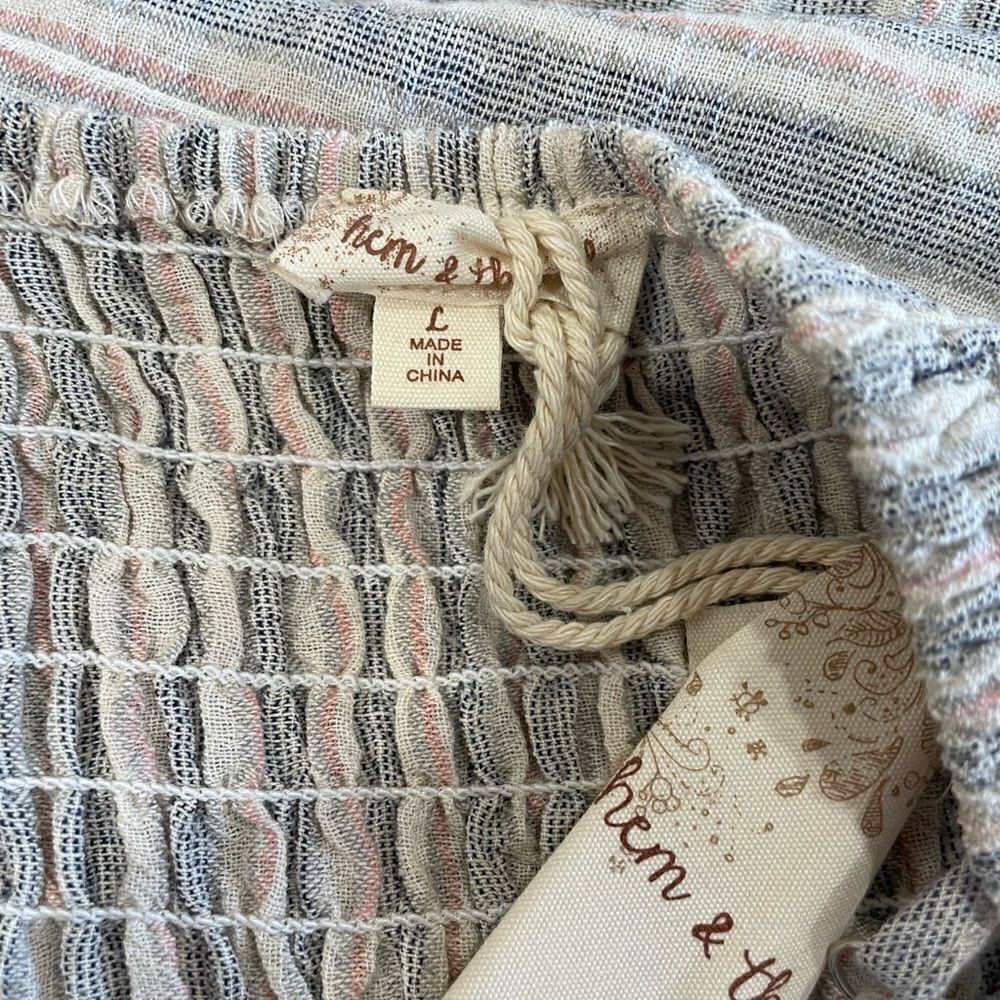 Hem & Thread Pinstripe Jumpsuit - Picture 3 of 6
